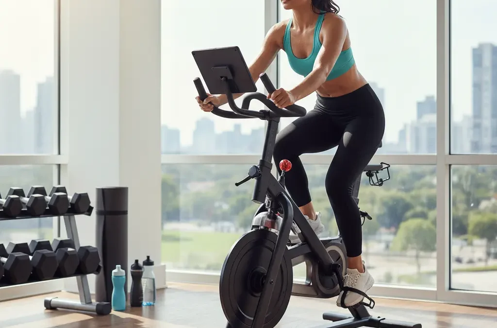 snellire le gambe con la cyclette