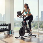 snellire le gambe con la cyclette