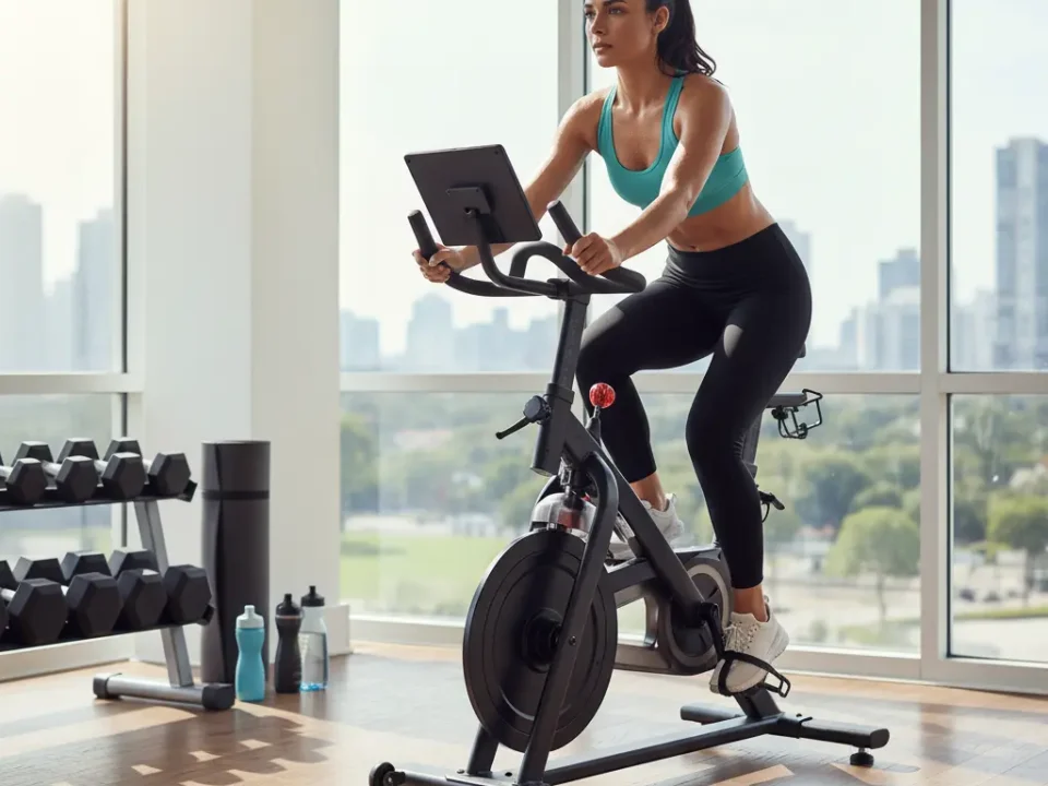 snellire le gambe con la cyclette