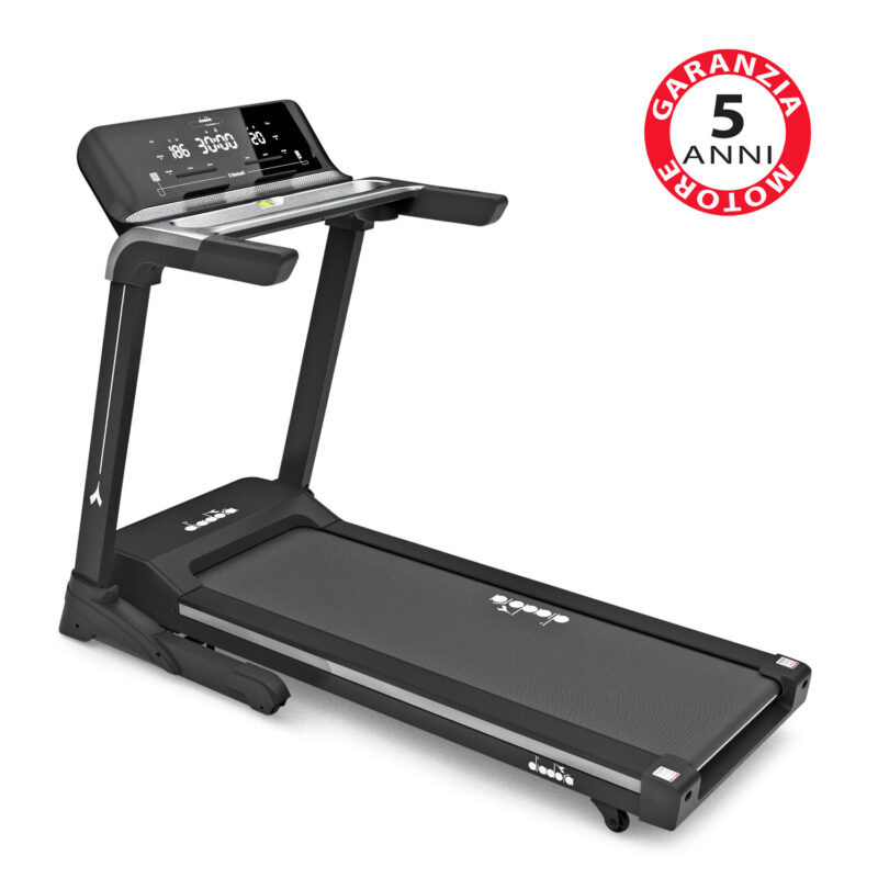 Tapis roulant Diadora Runner 5.9, velocità 20 km/h, inclinazione 20 livelli, Fitness Training App