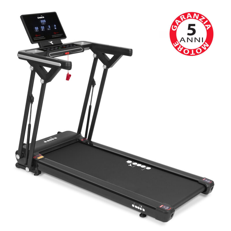 Tapis Roulant Diadora Runner 7.8, superficie di corsa 48x130 cm, richiudibile, salvaspazio